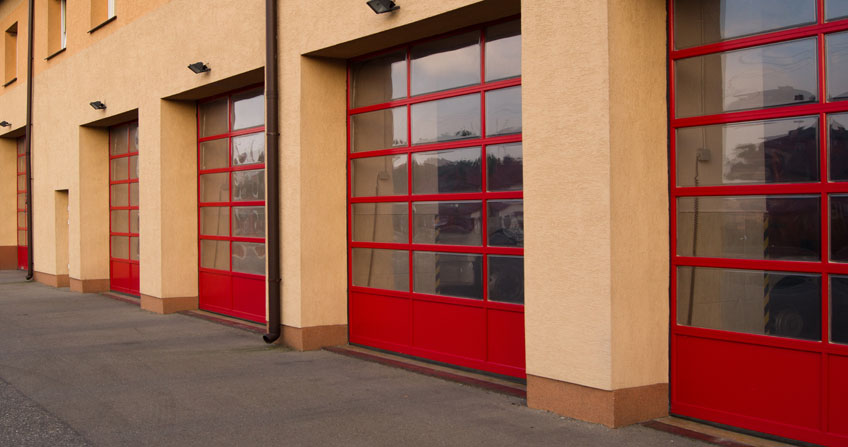 Commercial garage door DC